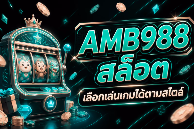 AMB988 สล็อต เลือกเล่นเกมได้ตามสไตล์