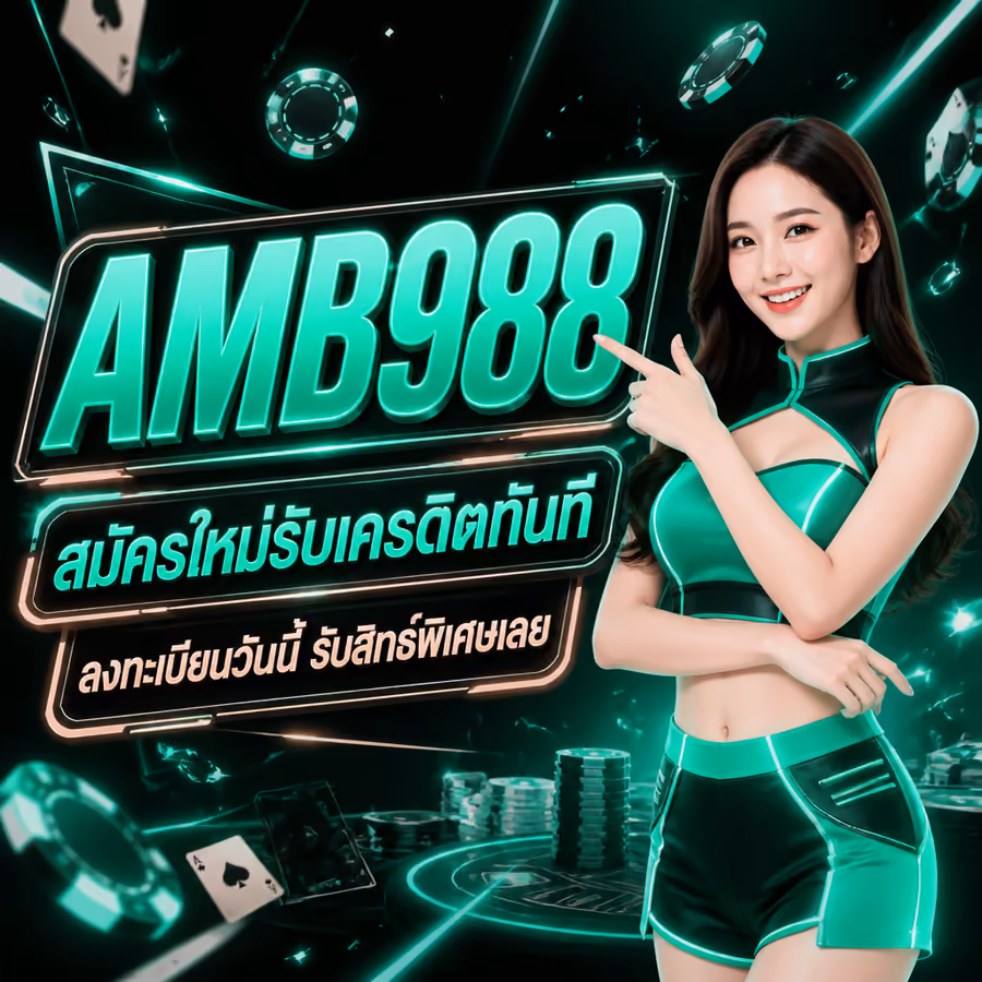 AMB988 สมัครใหม่รับเครดิตทันที ลงทะเบียนวันนี้ รับสิทธิ์พิเศษเลย