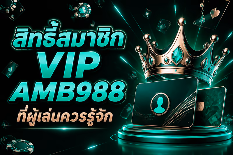 สิทธิ์สมาชิก VIP AMB988 ที่ผู้เล่นควรรู้จัก